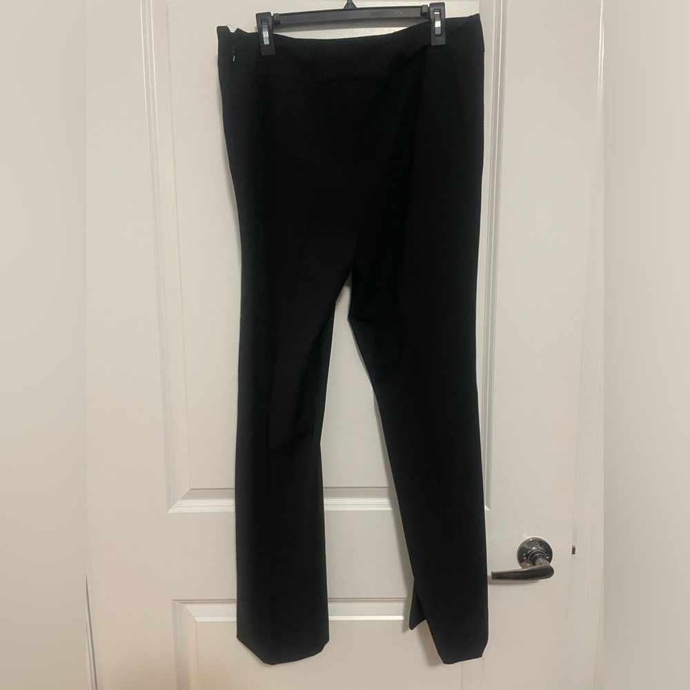 NINE WEST black straight leg trousers, size 14